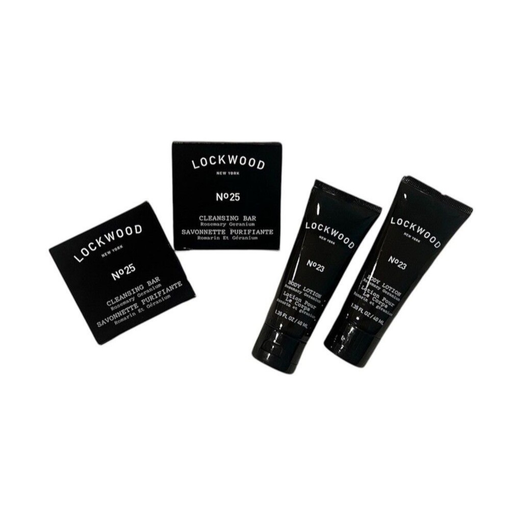 Lockwood New York by Gilchrist & Soames Body Lotion & Cleaning Bar (Set of 4)